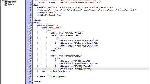 Hướng dẫn Tạo Menu Sổ ( Đa cấp ) Bằng Html & Css Đơn giản