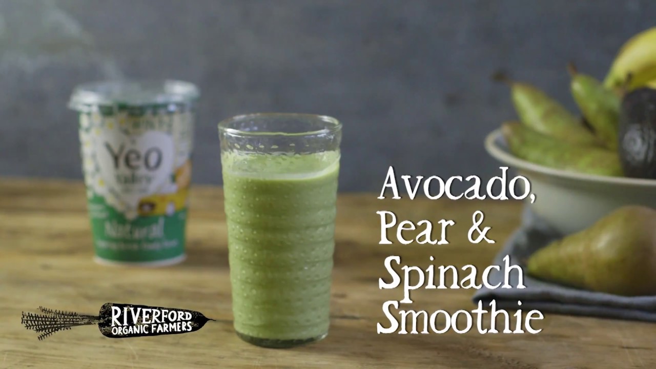 Pear, Avocado & Spinach Smoothie