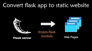 Convert flask app to static website using frozen-flask