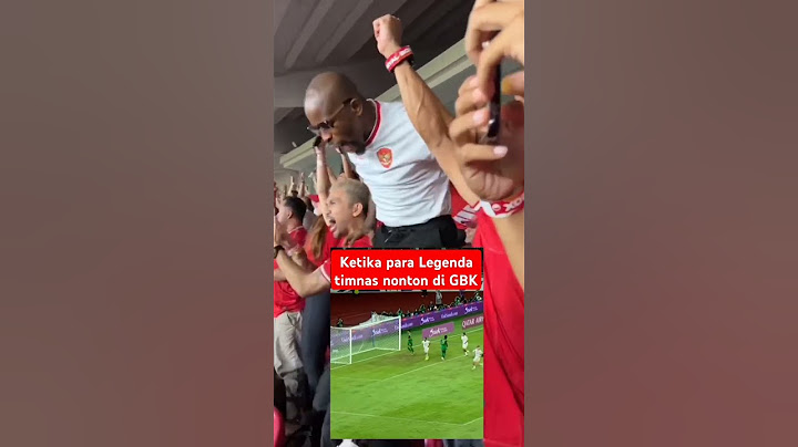 Ketika Legenda Timnas nonton di GBK, Indonesia🇮🇩 vs Arab Saudi #timnas #fyp