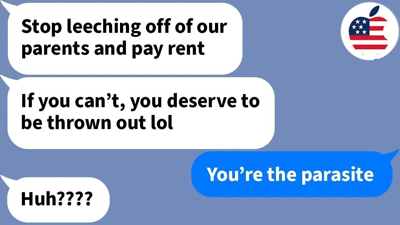 【Apple】 My sister thought I was leeching off of my parents but...