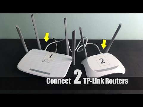 Подключение 2-х маршрутизаторов TP-Link