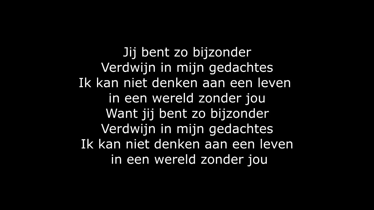 Gers Pardoel Zo Bijzonder Liefde Voor Muziek Lyrics Live