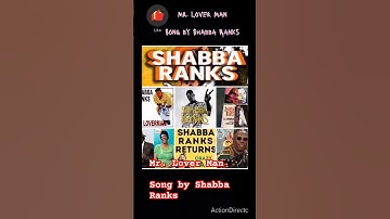 💋Mr. Lover Man💋Shabba Ranks💋#90s #loverman @sanjeewabrolive