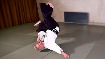 High falls practice for iriminage and shihonage - Aikido Virtual Dojo