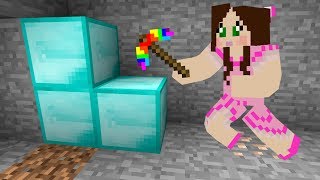 Minecraft: MINING ORE GAME!  HEAD HUNTER THEME PARK [6]