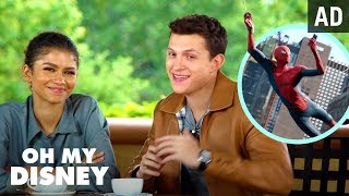 Spider-Man: Far From Home Cast Shares Their Experience Filming Abroad | Oh My Disney