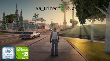 GTA SA DirectX 3.0 Test On Laptop