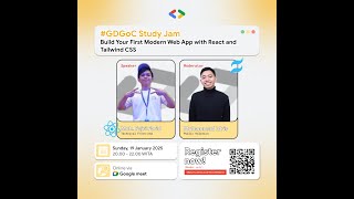 Study Jam #5: Build Your First Modern Web App with React and Tailwind CSS [Website]