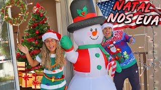 DECORANDO NOSSA CASA DOS EUA PARA O NATAL! - KIDS FUN