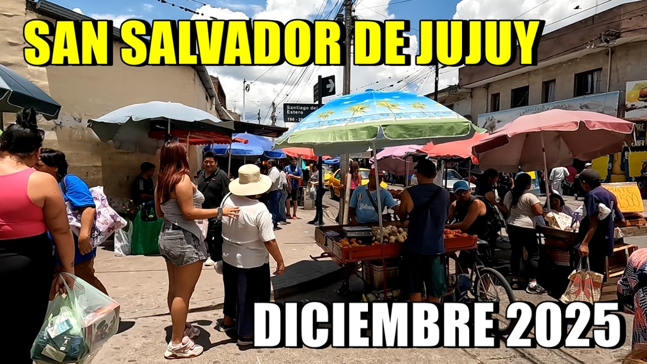 RECORRIENDO LA TERMINAL VIEJA DE JUJUY | ZONA DE COMERCIOS Y VENDEDORES  AMBULANTES | DICIEMBRE 2025