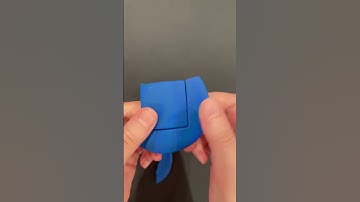 Squid Game Blue Square 🟦 Dalgona Cookie made out of Polymer Clay #shorts #squidgame #dalgona