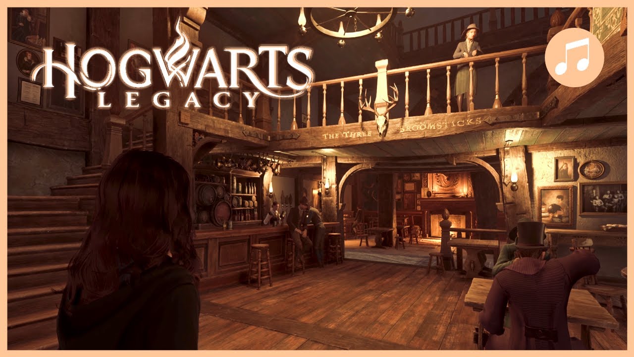 HOGWARTS LEGACY The Three Broomsticks Music + Ambience 1 HOUR YouTube