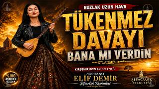 TÜKENMEZ DAVAYI BANA MI VERDİN | Elif Demir | Kırşehir Bozlak Uzun Hava #türkü #uzunhava