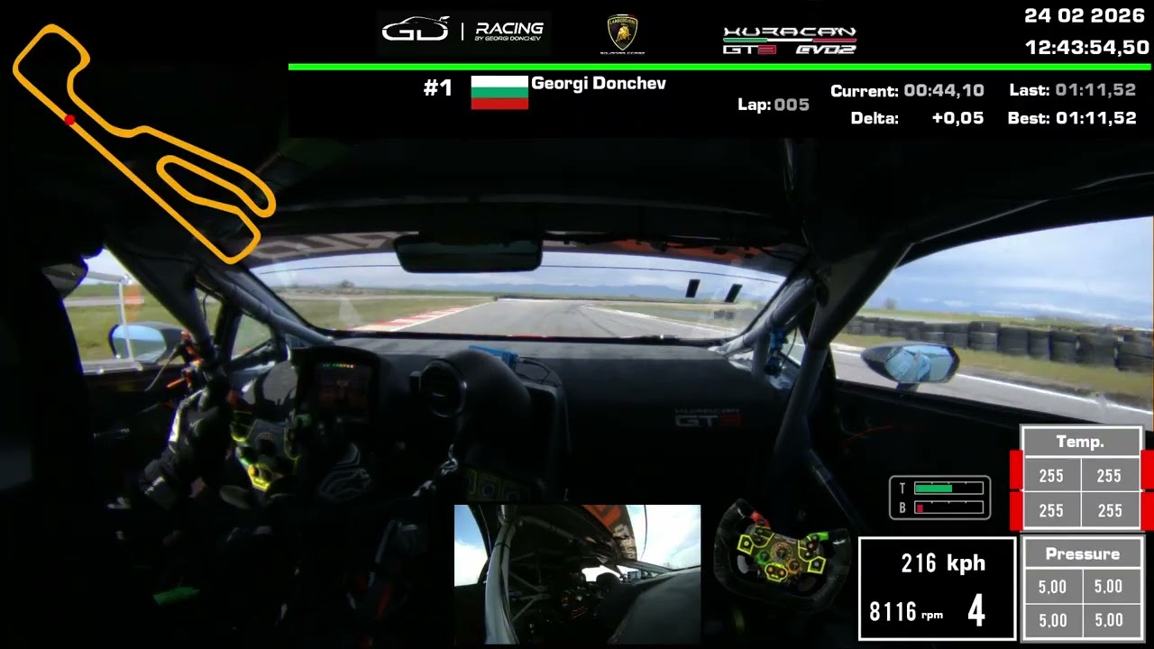 Kaloyanovo - Dracon Circuit temporary track record onboard