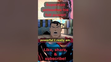Superman Stops Holding Back & Unleashes His Full Power! (A World Made Of Cardboard)