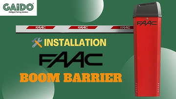 Install FAAC Boom Barrier-- Easy Video B614 With ANPR Camera Option- 7373735668