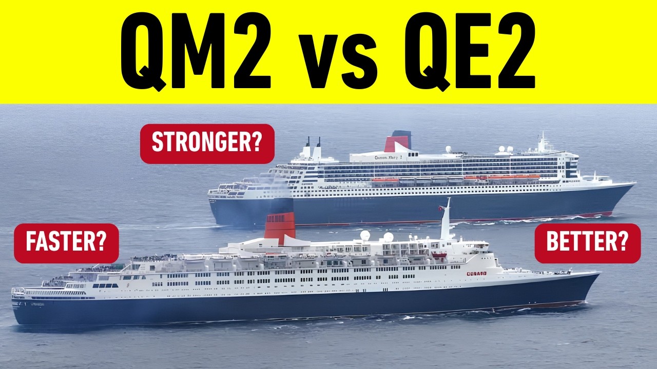 QM2 vs QE2: Which OCEAN LINER was the Best?