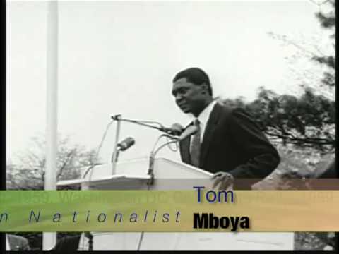 Tom Mboya & Dr. Martin L  King at a Civil Rights Rally in DC