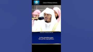 Sourate Al-Insan سورة الإنسان Verset 19 a 21 par Al Sheikh Yassir al Dossari