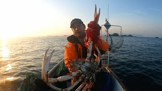 Early Morning Bass Fishing and Crab Traps - Spider Crab, Lobster