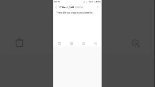 How to create a txt file on android screenshot 4