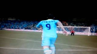 Messi outside box chip shot -