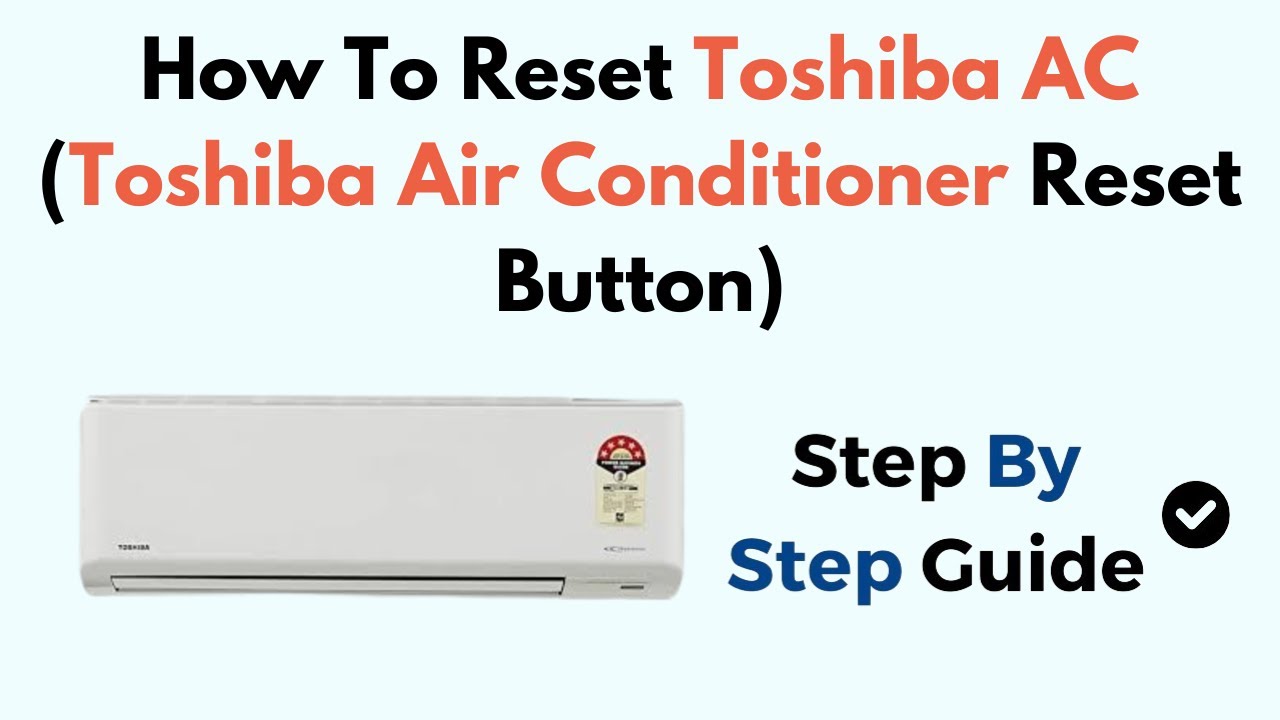 Air Conditioner Reset Button Not Working