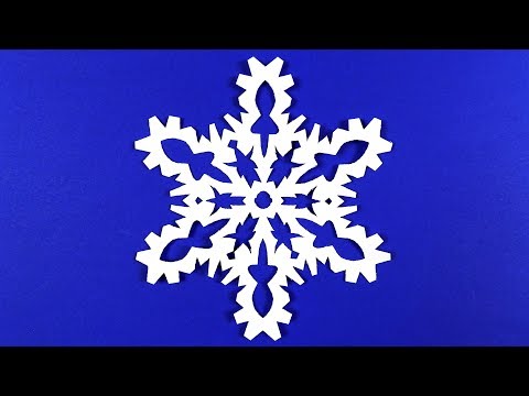 How to make a snowflake out of paper by hand. Beautiful snowflakes out of paper.