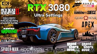 RTX 3080 10GB : Test in 65 Games in 2024 ( 4K Ultra Settings RTX ON / DLSS ON )