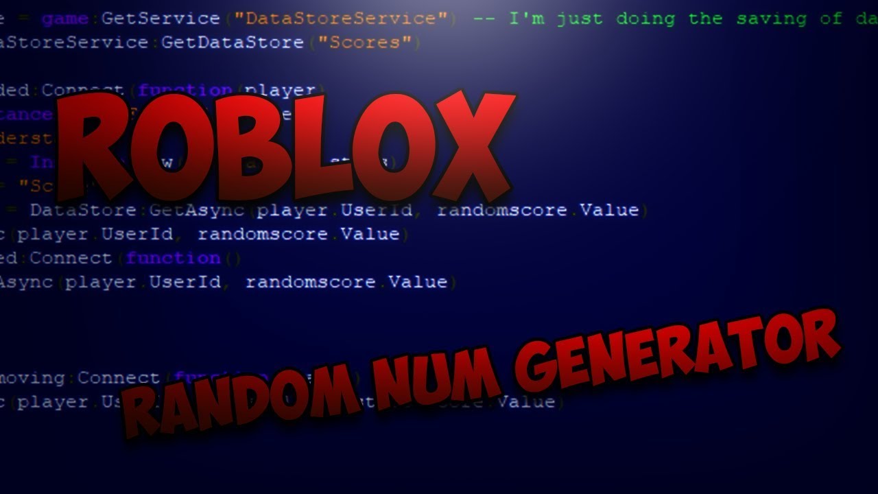 Jonesloto S Random Number Generator In Roblox Youtube - roblox random value