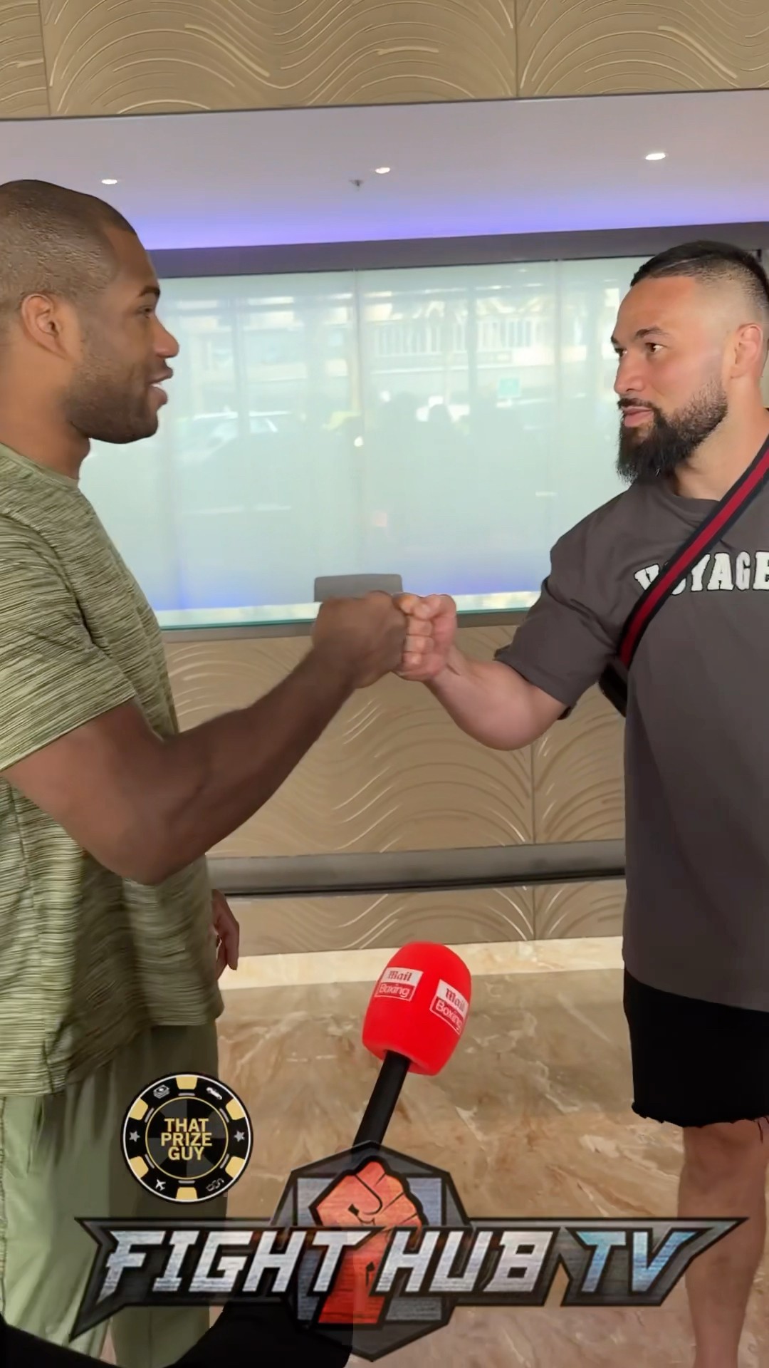 Joesph Parker ROLLS UP on Daniel Dubois in first face to face!