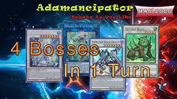Adamancipator Yu-Gi-Oh! Deck 2020 | Unlimited Negate | Full Combo Guide | Edopro MR5