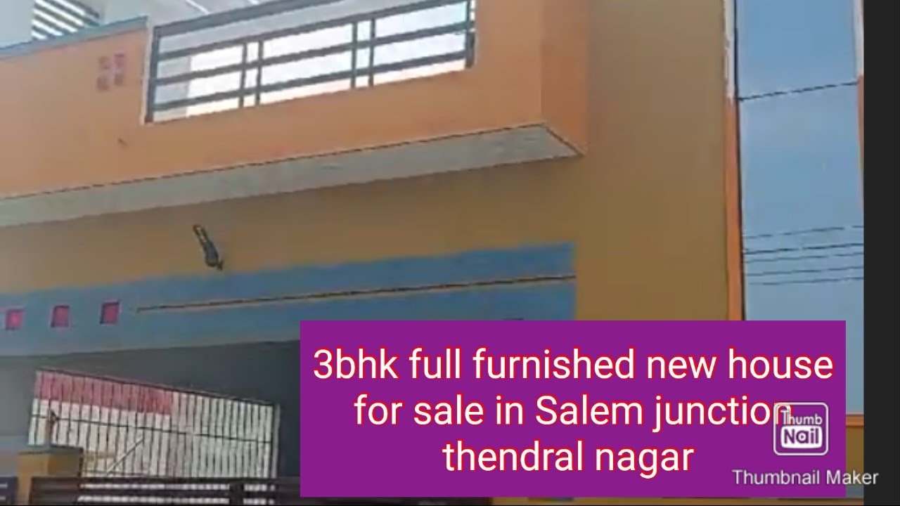 3bhk new house for sale in Salem junction, thendral nagar YouTube