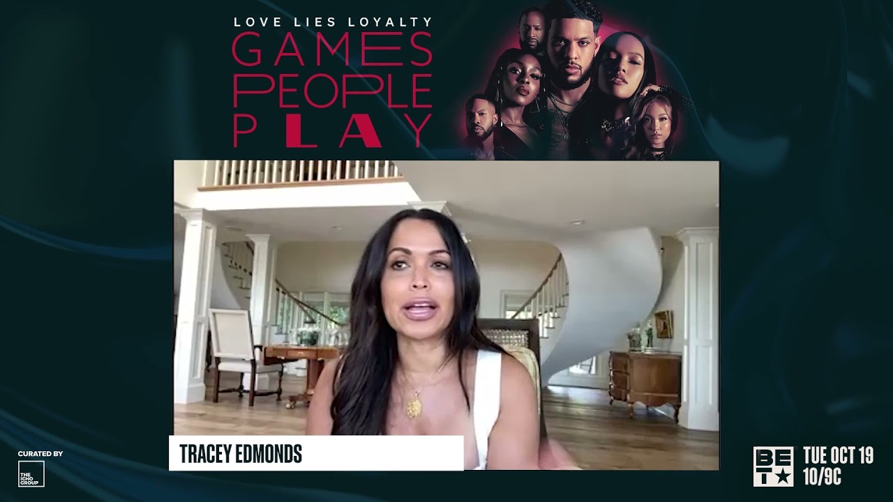 Interview With Executive Producer of #BET Hit Series #GAMESPEOPLEPLAY  Tracey Edmonds - YouTube