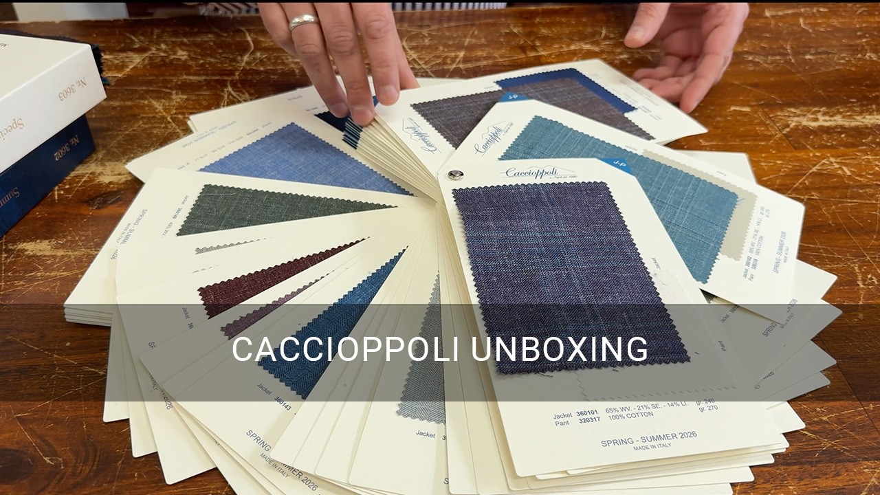Caccioppoli Fabrics Spring Summer 2026: The Italian fabric leaving 