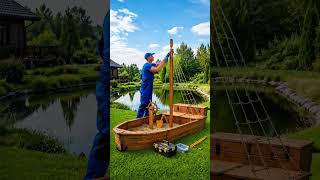 🌊 Epic Backyard Pond & Fountain Build – Time-Lapse Transformation! 🛠️