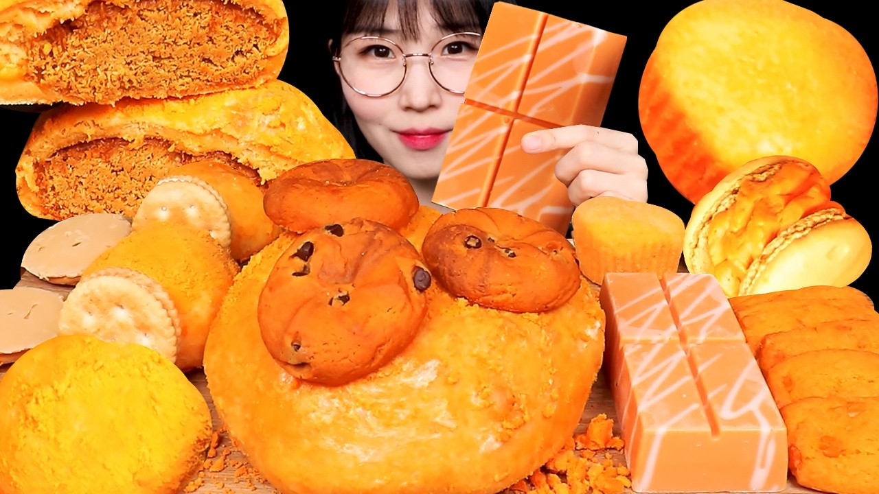 ASMR MUKBANG|CHEESE DESSERT 황치즈 두바이 초콜릿, 황치즈 대왕 두쫀쿠, 황치즈 디저트 리얼사운드 EATING SOUNDS