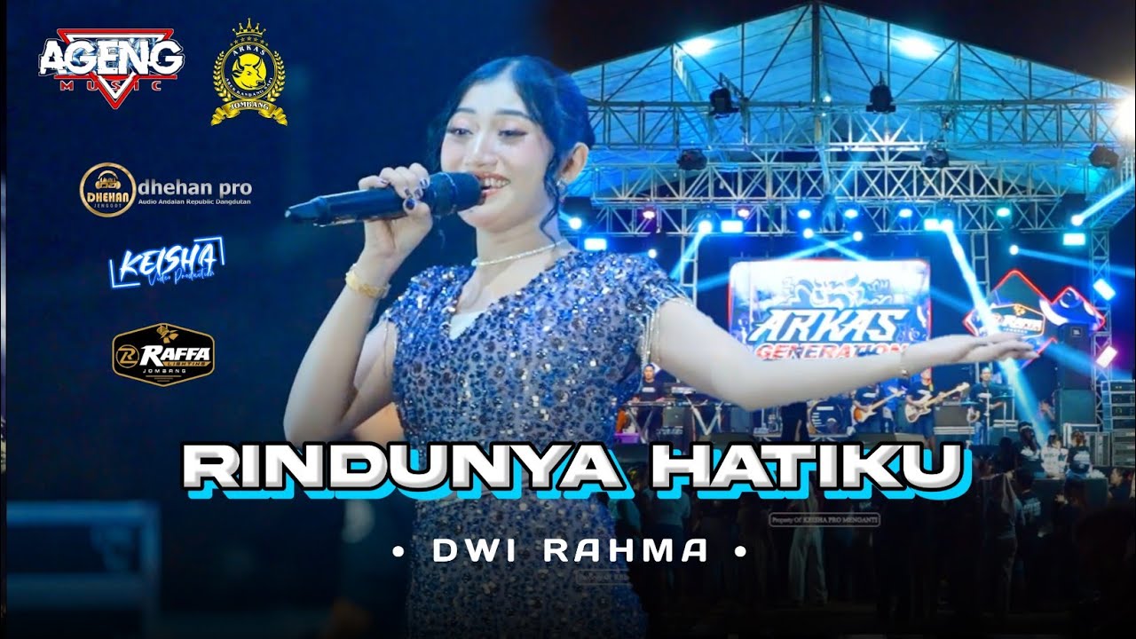 RINDUNYA HATIKU • DWI RAHMA • AGENG MUSIC • LIVE ARKAS GENERATION JOMBANG