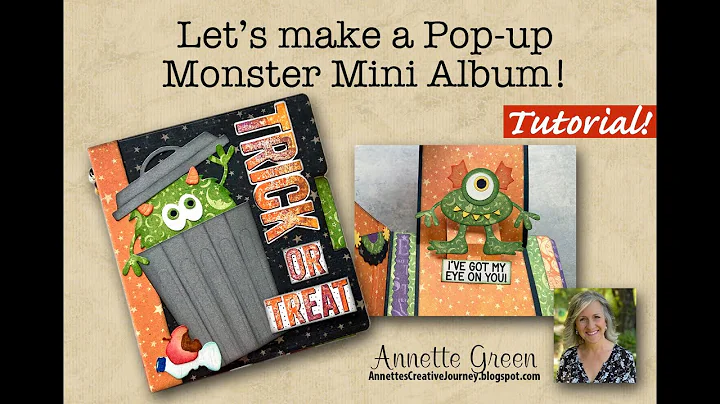 Pop-up Monster Mini Album Tutorial