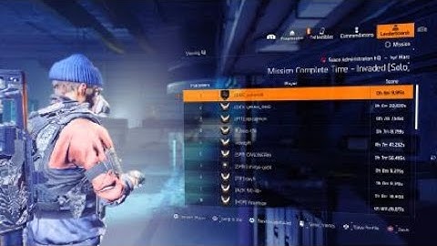 WR Space Administration HQ, solo, hard, invaded 6:09, Division 2 (PS4)