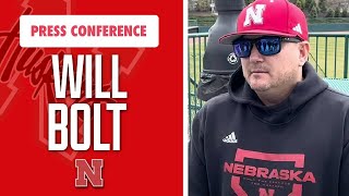 Nebraska baseball head coach Will Bolt previews Big Ten opener at Northwestern I Huskers I GBR