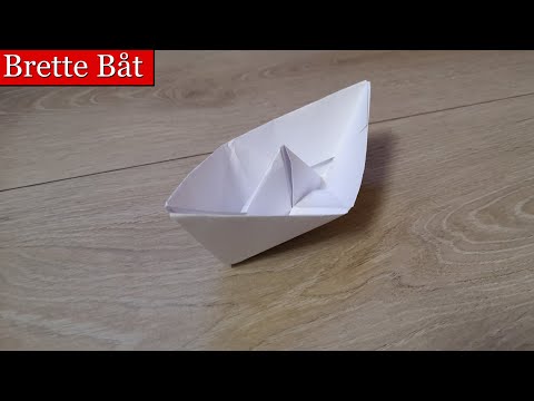 Video: Hvordan Lage Et Origamiskip