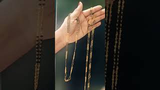 Daily wear Black beads short and long... 9030602804