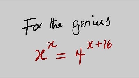 Exponentiële vergelijking | het vinden van een echte oplossing