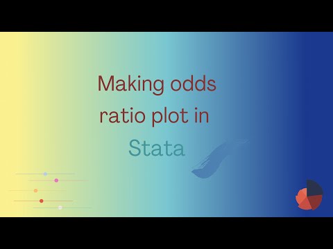 Making odds ratio plot in Stata