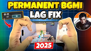 How to fix BGMI LAG Permanently | Secret Settings for 120 FPS & Lag Solution | BGMI