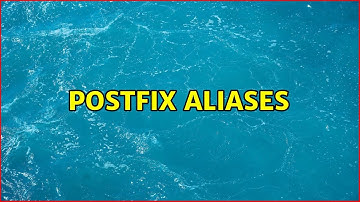Postfix aliases (3 Solutions!!)