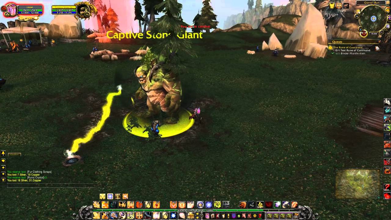 The Rune of Command quest playthrough - Howling Fjord - YouTube