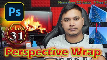 Perspective Wrap tool in Adobe Photoshop for Beginners in Bangla by Safi Ahmed 💖Class-31💖  #safi360